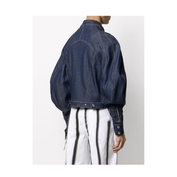 Eckhaus Latta Puff Sleeve Denim Jacket - Picture 3 of 13